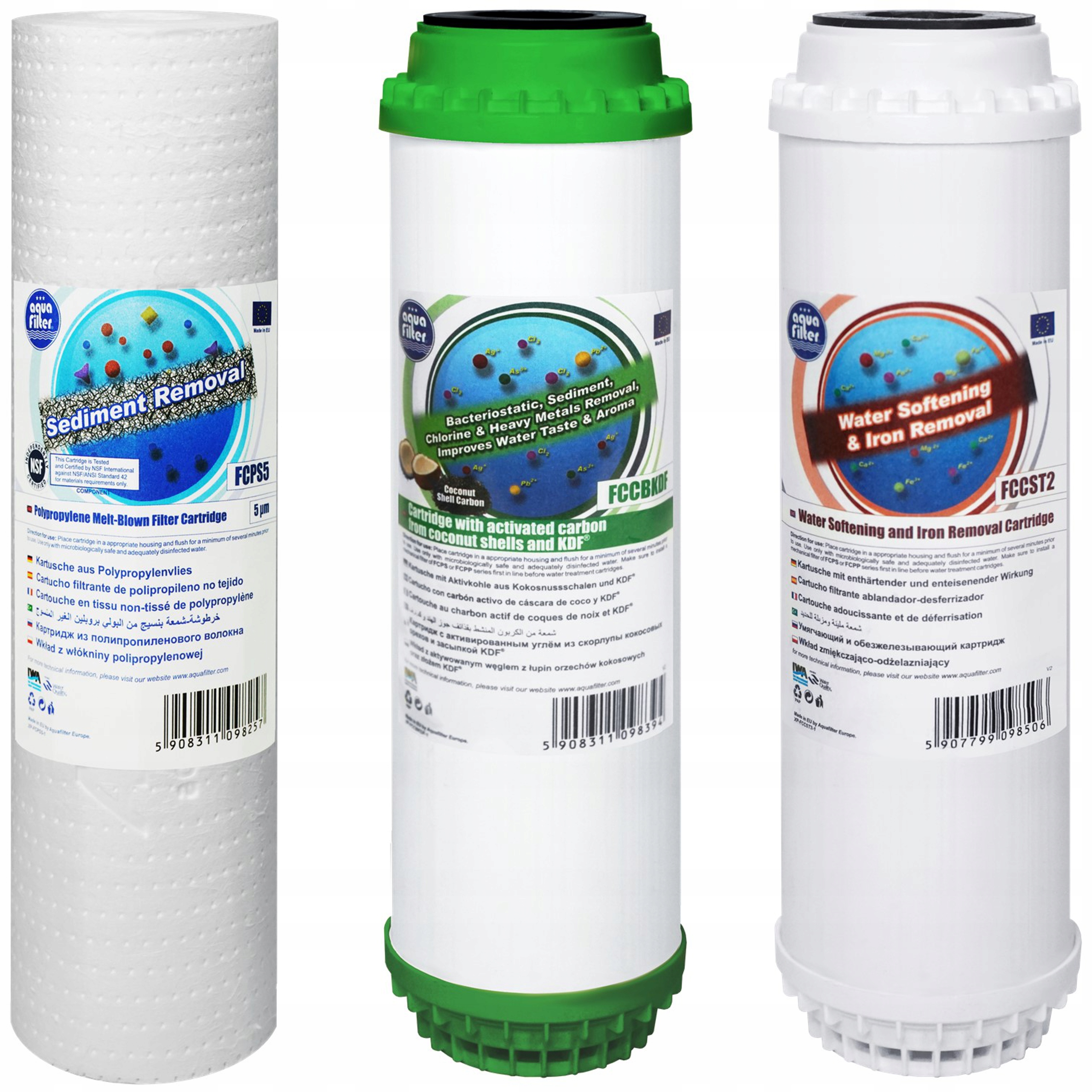 Filtračná vložka Aquafilter FCCBKDF 1 ks + 2 ďalšie produkty